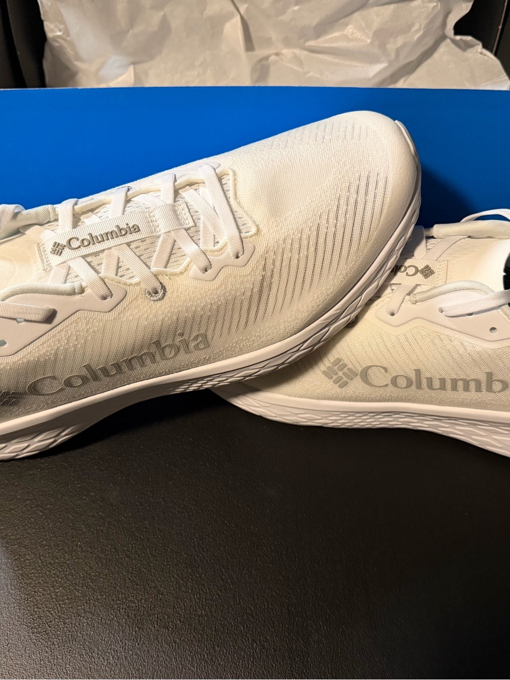 Columbia Men's Konos Featherweight Shoes Size 13 White/Grey Ice